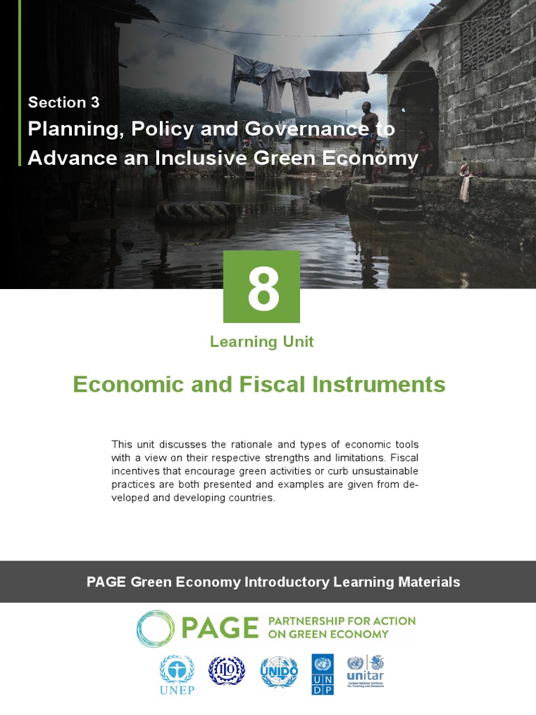 Economic Tools for Green Economy Advancement | PDF | Taxes | Subsidy