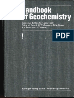 Handbook of Geochemistry, Vol. I Wedehpol
