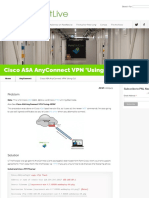 Cisco ASA AnyConnect VPN 'Using CLI' - PeteNetLive