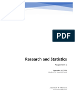 Villanueva - 202065068 - Research and Statistics - Assignment 1