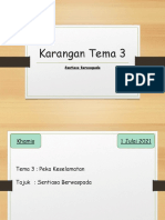 Karangan Tema 3 Sentiasa Berwaspada