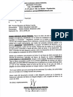 Proceso Ejecutivo de Freddy Melendez VS Pedro Mendoza