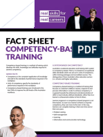 Back To Basics Competency Based Training