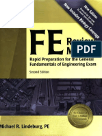 FE Review Manual Rapid Preparation For The General Fundamentals of Engineering Exam Second Edition by Michael R. Lindeburg