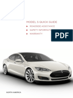 Model S Quick Guide: Roadside Assistance Safety Information Warranty