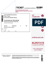 Thom Yorke Ticket B