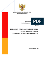 Peraturan BNSP No 1 BNSP III 2014