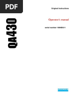 Operator's Manual: Original Instructions