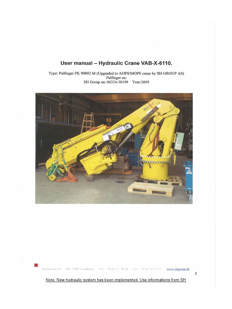 Palfinger PK90002MD Marine Crane Manual-P42 | PDF