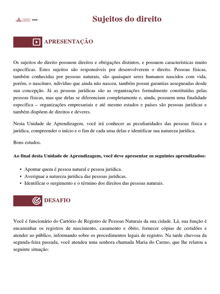 Sujeitos Do Direito | PDF | Companhia Limitada | Sociedade