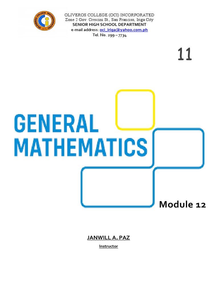 Grade 11 Mathematics: Annuities Module | PDF | Present Value | Interest