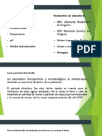 Parámetros Fisicoquímicos: Parámetros in Situ Parámetros de Laboratorio