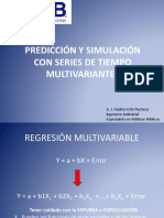 Tema 4 PREDICCIÓN Y SIMULACIÓN CON SERIES DE TIEMPO MULTIVARIANTES