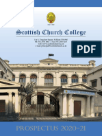 Scottish Church College Prospectus 2020-21