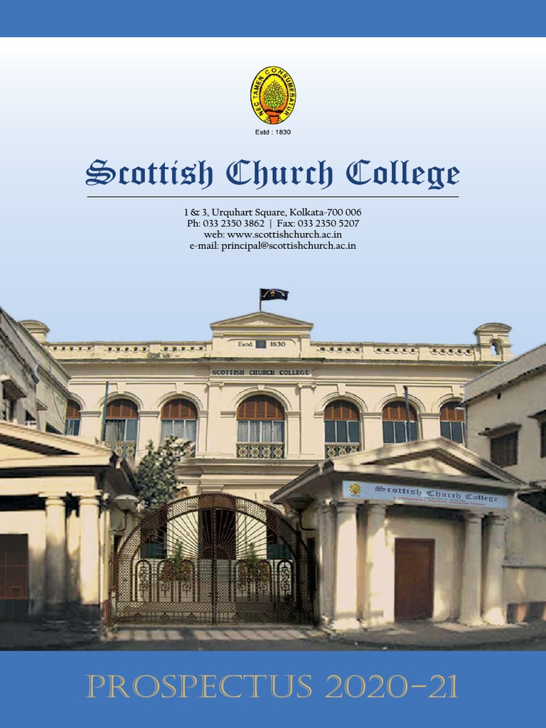 A Historical Profile of Scottish Church College PDF
