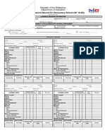 Learner Permanent Record For Elementary School (SF 10-ES) : Republic of The Philippines Department of Education