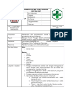 Sop Pemerilahraan Dan Perawatan Dental Unit