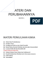 Materi Dan Perubahannya