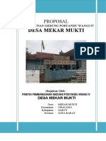 Proposal Permohonan Pembangunan Gedung Posyandu