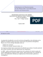 Analisis Bayesianode Proyecciones Demográficas de Población Caso Boliviano