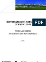 World-Come2009 - Reevaluation of Integration of Knowledge