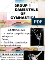 Group 1 Fundamentals OF Gymnastics