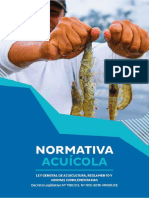 Normativo Acuicola Publicado en La Red Nacional de Información Acuícola (RNIA)