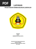 Laporan Praktikum Pemrograman Jaringan