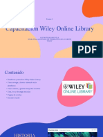 Capacitación Wiley Online Library: Equipo 3