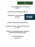 Organigrama Del Sistema Financiero Mexicano