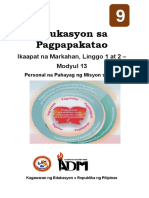 ESP9 q4 Mod13 PersonalNaPahayagNgMisyonSaBuhay v4