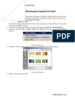 Mengimport Gambar Dan Audio Di Flash