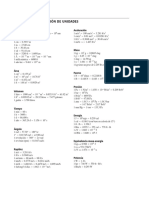 Tabla de Factores de Conversión