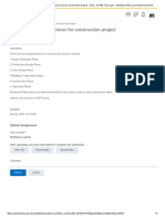 Assignment-Design Sevices For Construction Project: 4122 - CE 4B2 - CE Laws