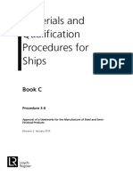 Materials and Qualification Procedures For Ships: Book C