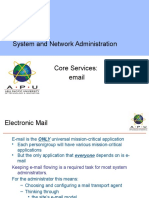 System and Network Administration Core Services: Email