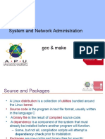 System and Network Administration GCC & Make