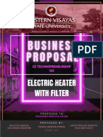 Electric Heater With Filter Pitch Material