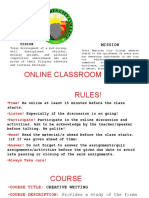 Online Classroom: Mission