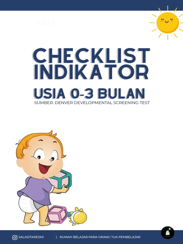 Checklist Denver untuk Usia 0-36 Bulan | PDF | Kesehatan Holistik