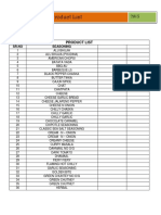 Product List 2018-19