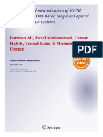 Modeling and Minimization of FWM Effects in DWDM-based Long-Haul Optical Communication Systems