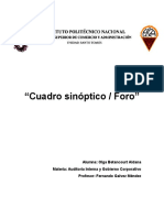 Cuadro Sinóptico - FORO - Betancourt Aldana Olga