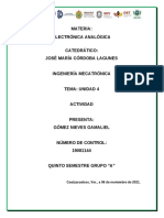 U4 - A1 Configuraciones de Amplificadores Operacionales