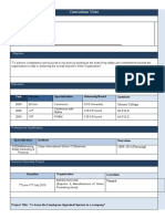 Curriculum Vitae Somya