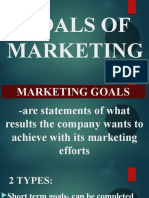 Goals of Marketing