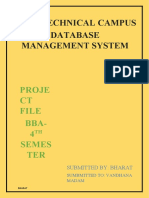 Dbms Project File Bharat