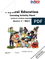 Physical Education: Learning Activity Sheet