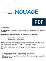 Automata Theory Lecture 2 LANGUAGE (1)