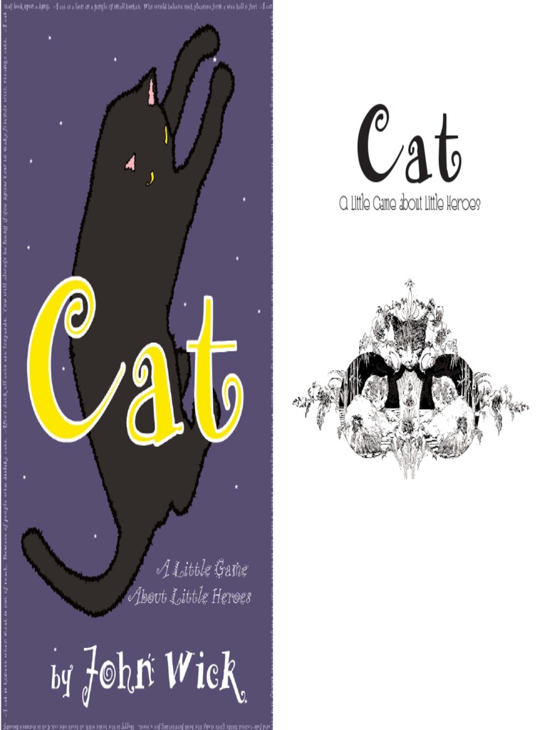 Cat John Wick A Little Game About Little Heroes PDF Cats Dream